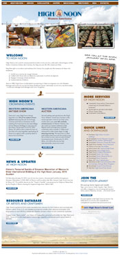 New Website Home Page